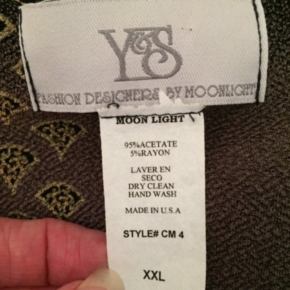 EUC Asian Inspired Pattern Long Knit Jacket - Picture 6 of 6